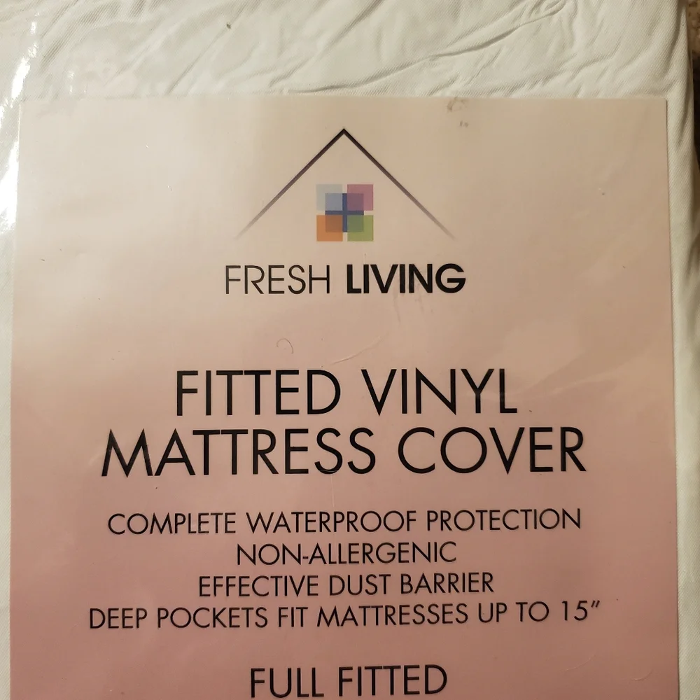 Mattress Cover Full Deep Pockets Fitted Waterproof Cover